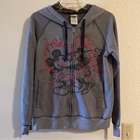 Disney’s Mickey and Minnie Valentines Hoodie - Picture 1 of 8